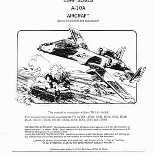 A-10 Thunderbolt II (Warthog) - Flight Manual