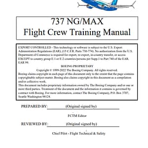 Boeing 737 NG and MAX - Flight Manuals