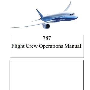 Boeing B787 - FCOM and QRH Checklist