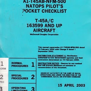 T-45 A/B/C - Goshawk - Pilot's Pocket Checklist